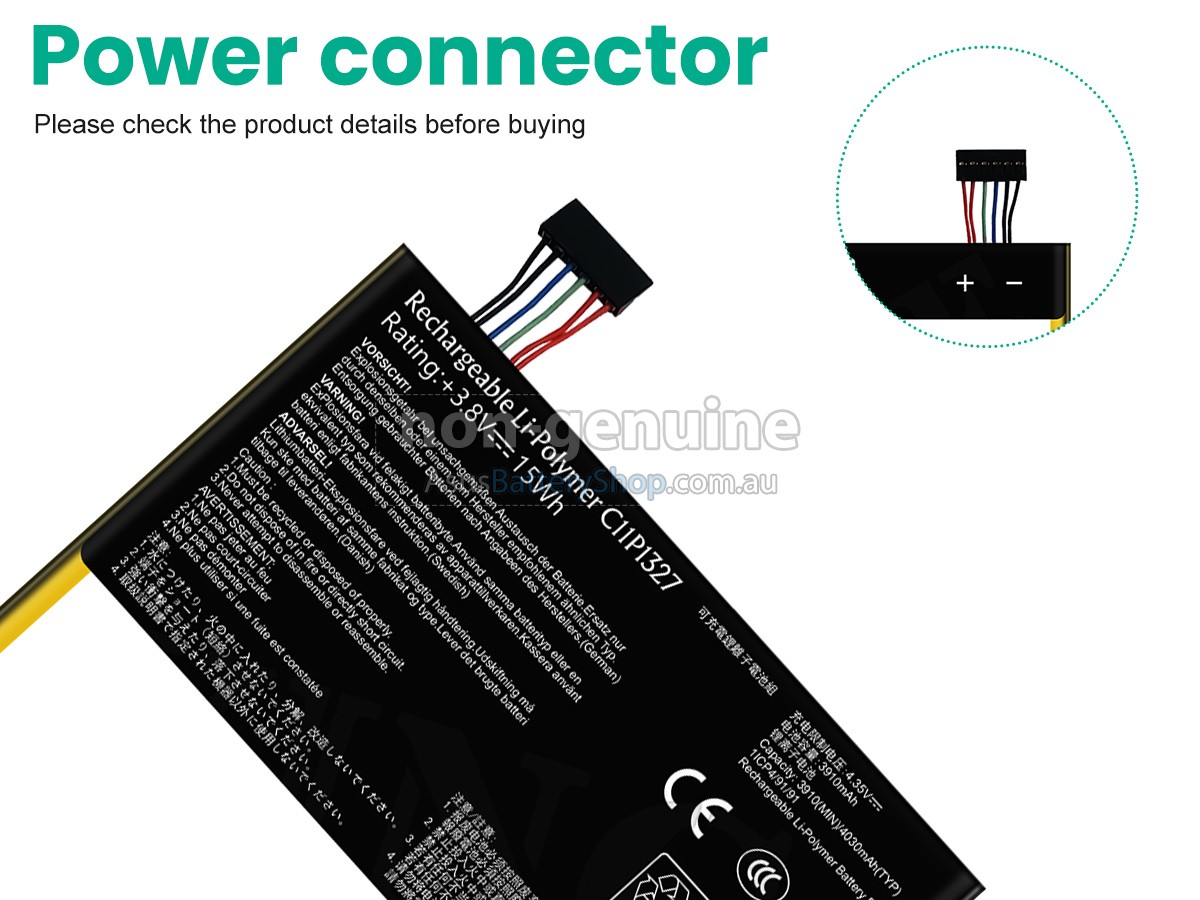Asus C11P1327 battery replacement