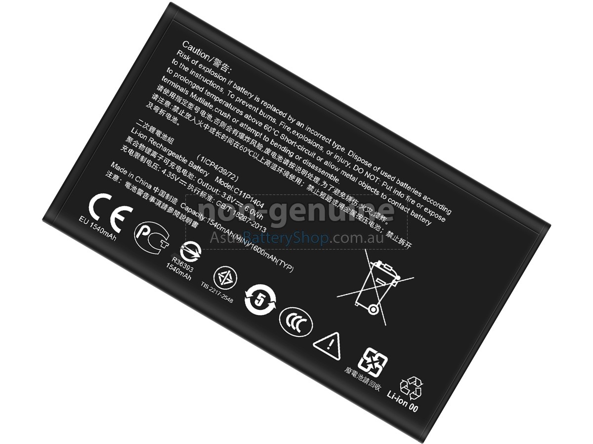 Asus C11P1404 battery replacement