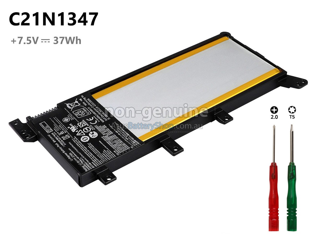 7.5V 37Wh Asus C21N1347 battery replacement