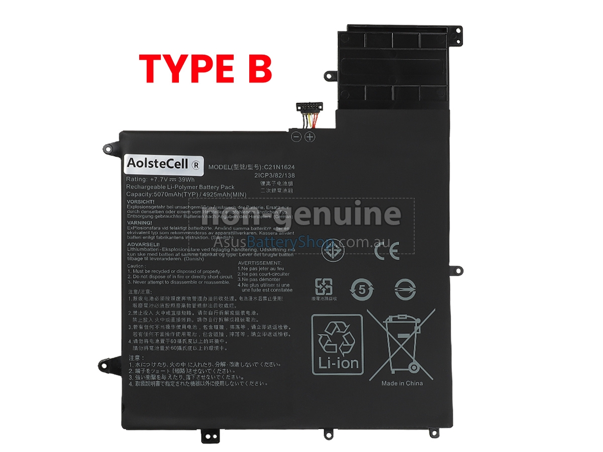 Asus ZenBook Flip S UX370UA-C4211T battery replacement