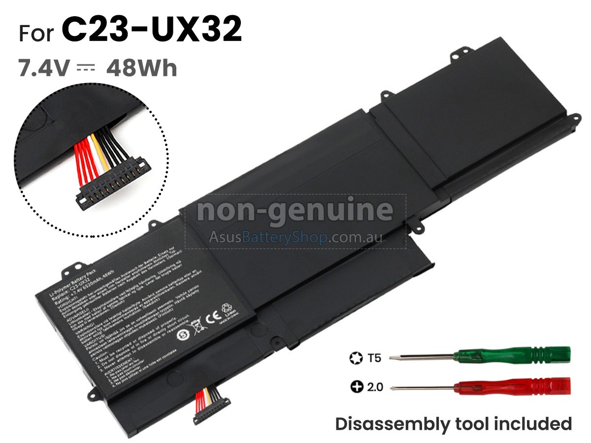 Asus ZenBook UX32VD-R3001X battery replacement