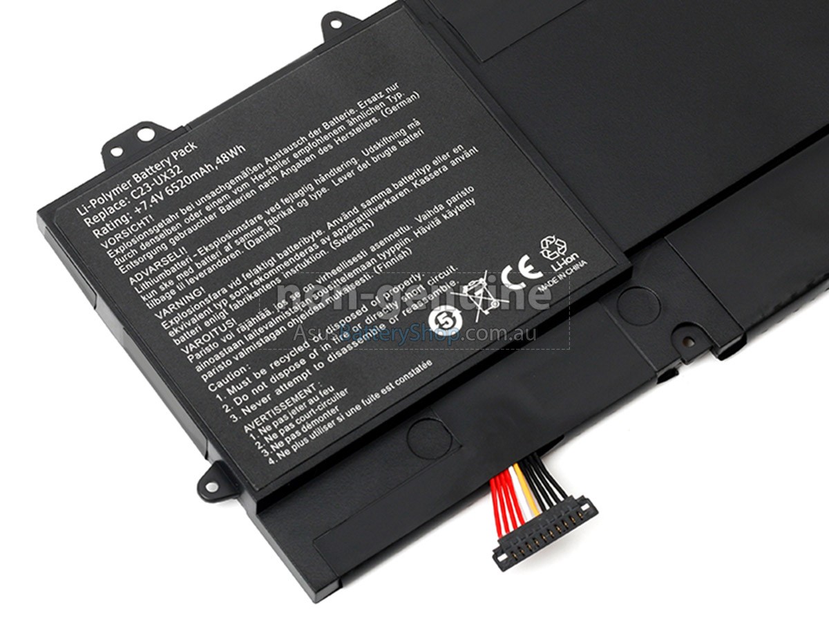Asus ZenBook U38DT-R3007H battery replacement