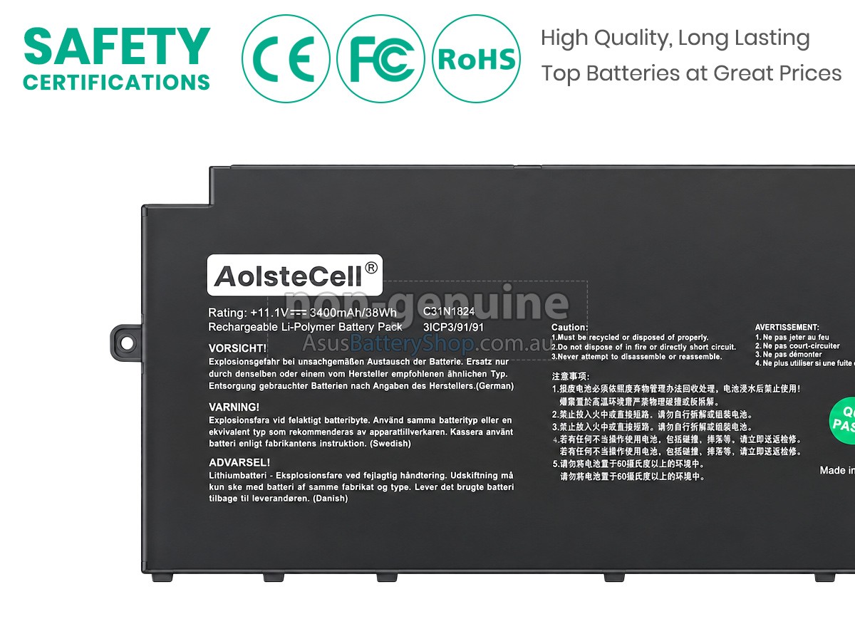 Asus C31N1824-1 battery replacement
