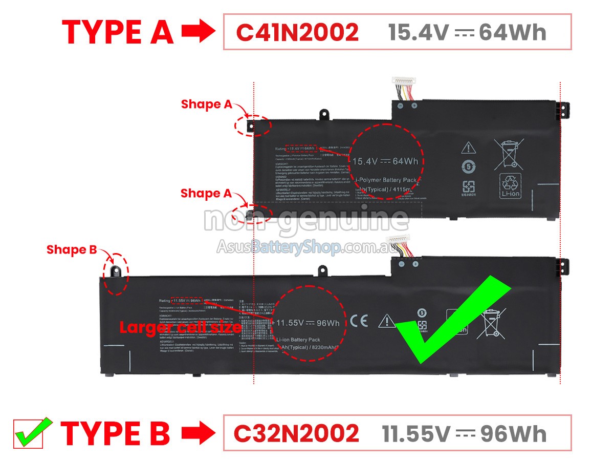 Asus ZenBook Flip 15 Q528EH202.BL Battery Replacement