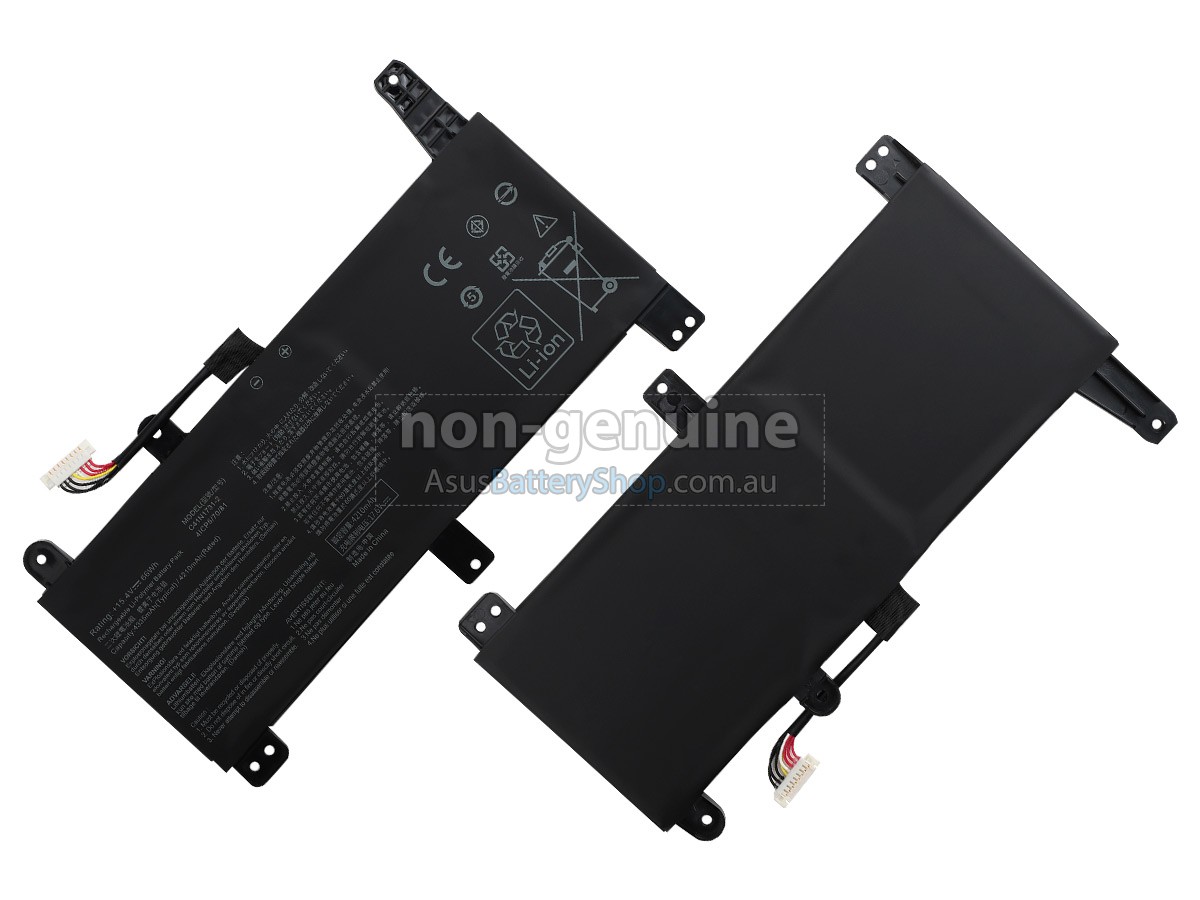 15.4V 66Wh Asus C41N1731-2 battery replacement