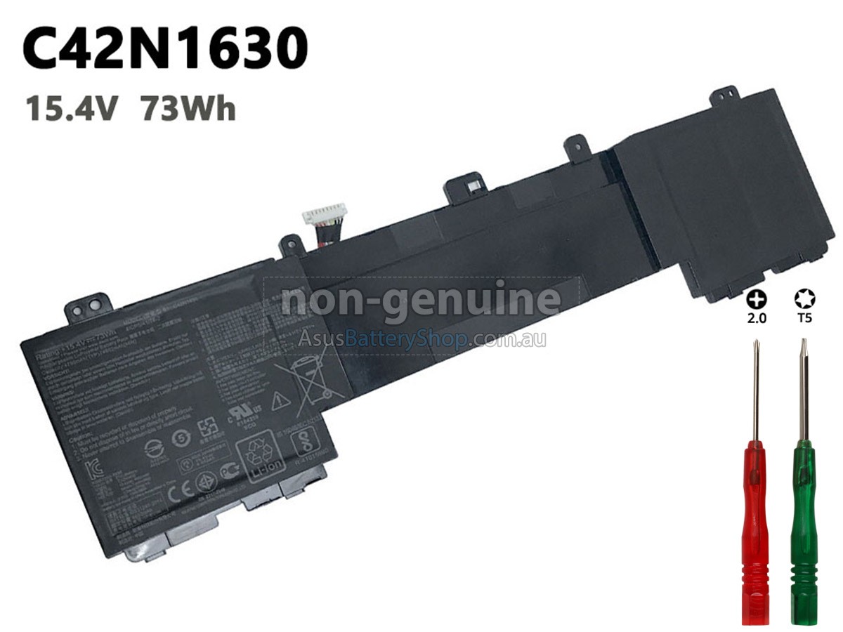 15.4V 73Wh Asus C42N1630 battery replacement