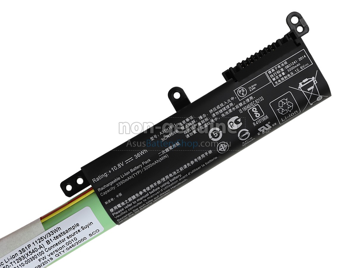10.8V 2600mAh Asus A541UV battery replacement