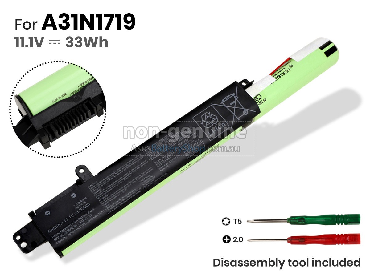 11.1V 33Wh Asus F507MA battery replacement