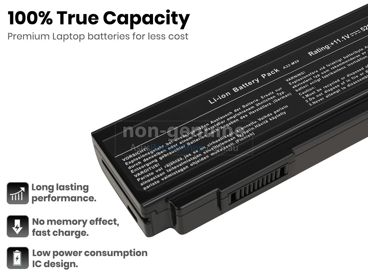 11.1V 4400mAh Asus N43E battery replacement