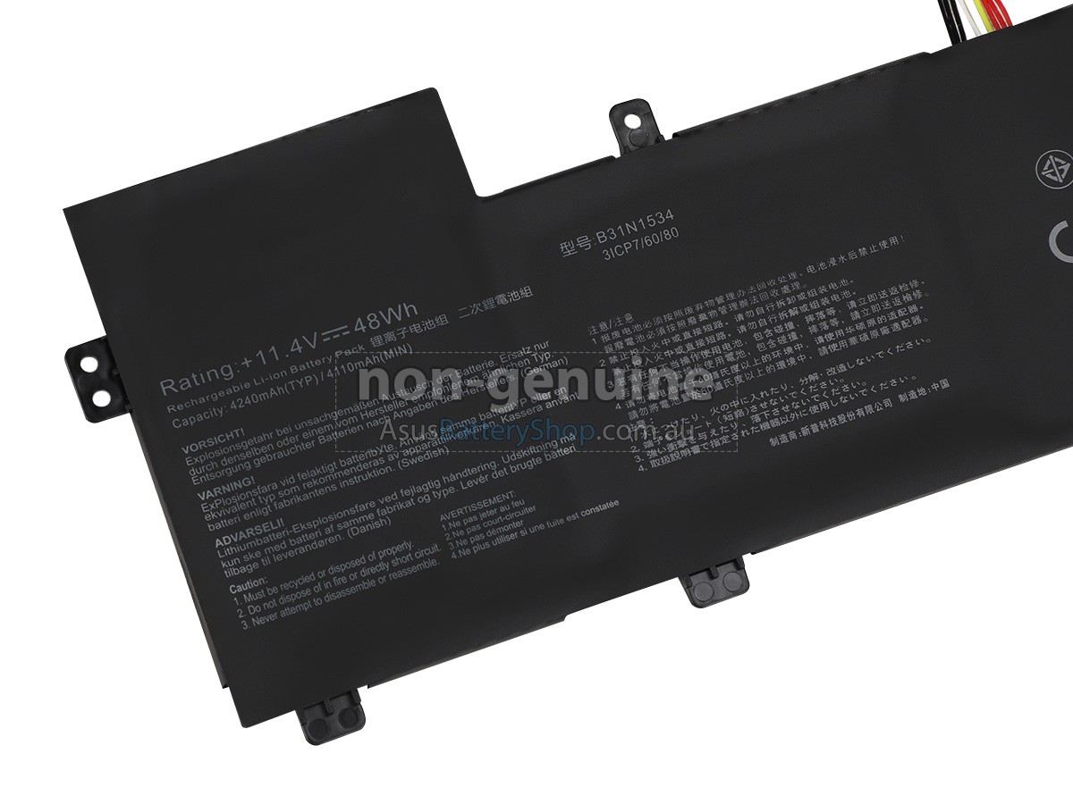 11.4V 48Wh Asus ZenBook UX510UW battery replacement