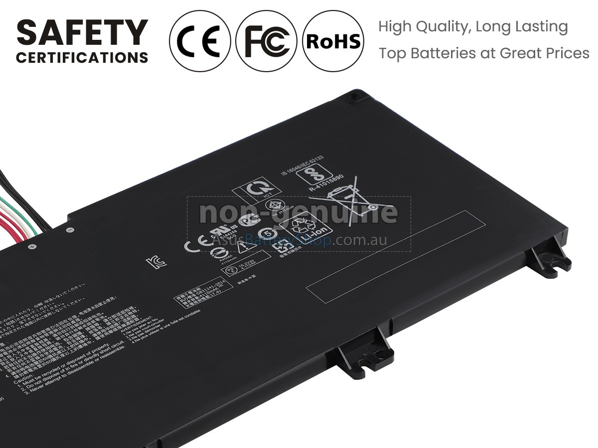15.2V 64Wh Asus B41N1711 battery replacement