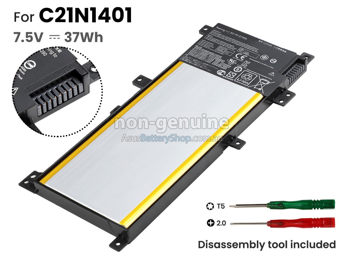 7.5V 37Wh Asus X455LA-7N battery replacement