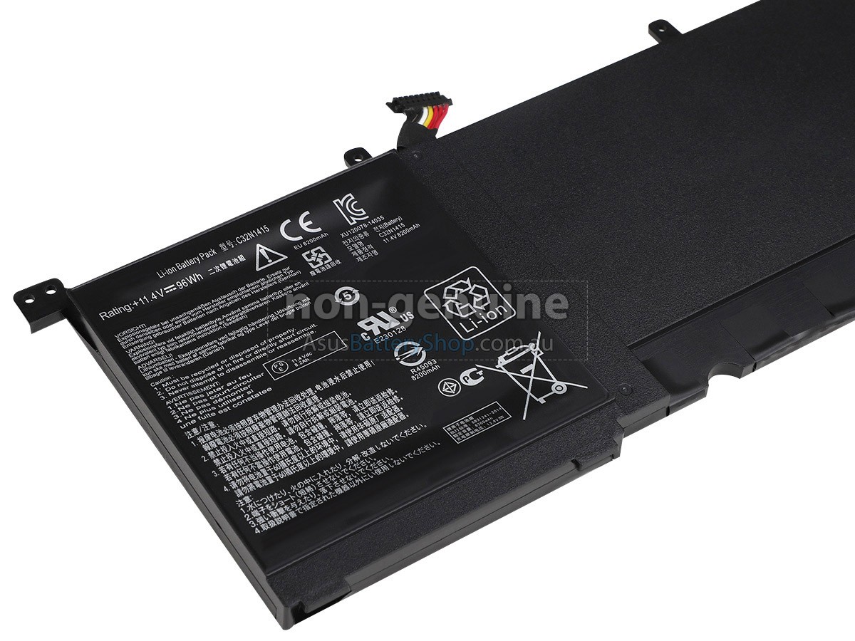 11.4V 96Wh Asus UX501JW4720 battery replacement