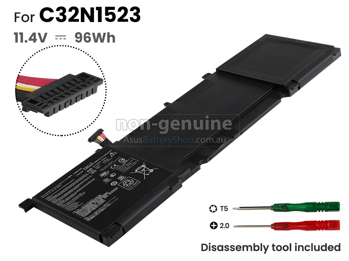 11.4V 96Wh Asus ZenBook Pro UX501VW-XS74T battery replacement