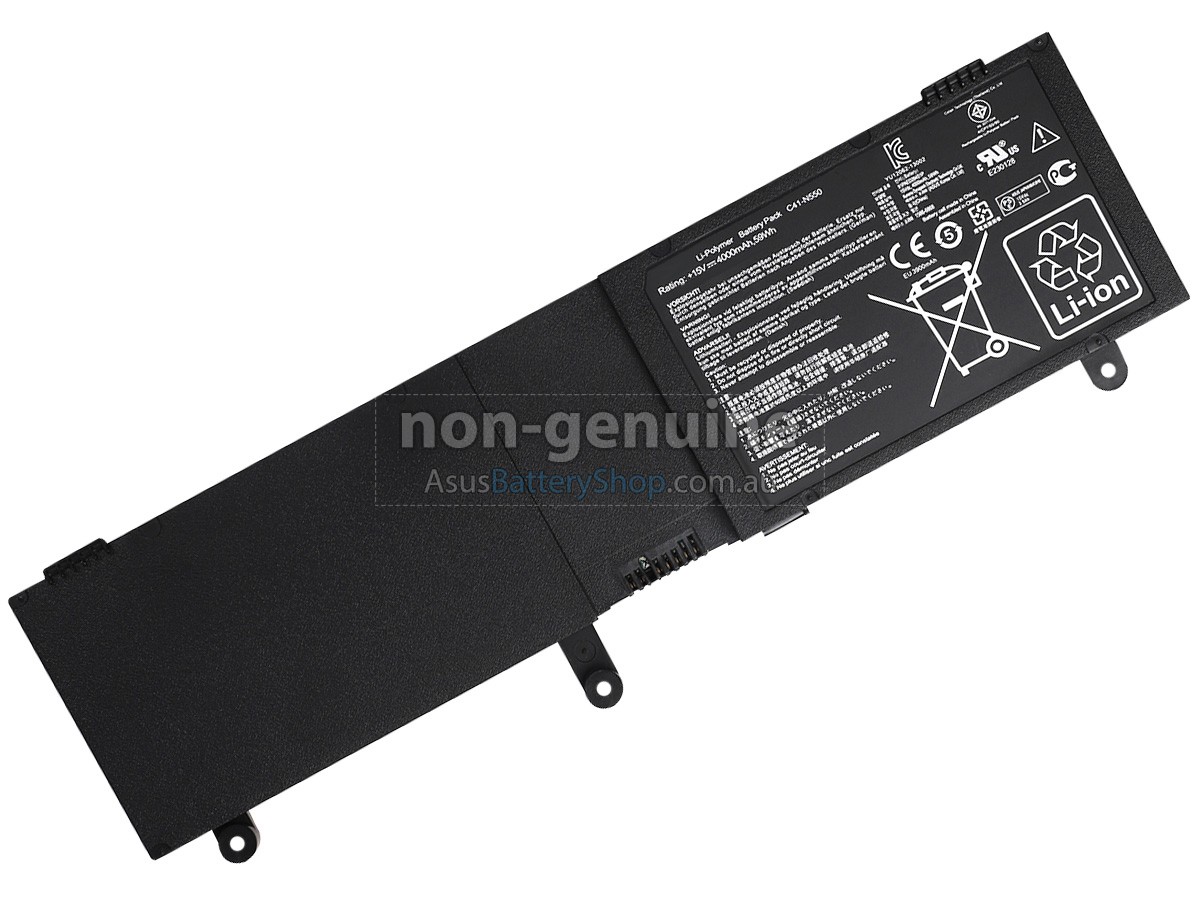 15V 59Wh Asus C41-N550 battery replacement
