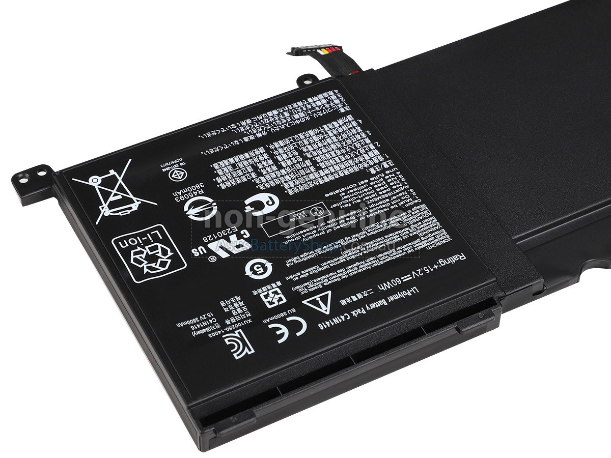 15.2V 60Wh Asus UX501JW4720 battery replacement