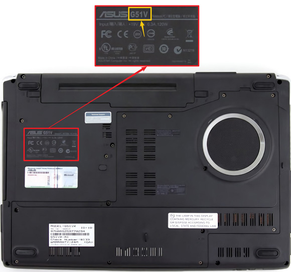 how to check serial number on asus laptop